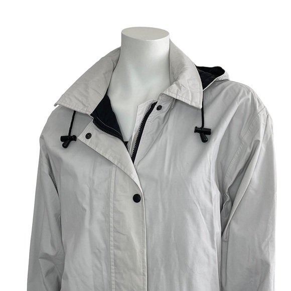 COPY - Vintage Far West Outdoor Hooded Spring Lightweight Jacket Neutral Coastal - Picture 3 of 10